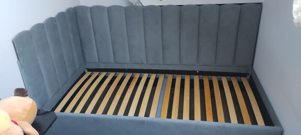 Łóżko tapicerowane duży wybór materiałów i wzorów