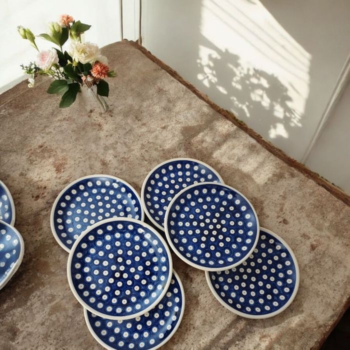 Talerzyki 17cm.Gat1.Ceramika Bolesławiecka