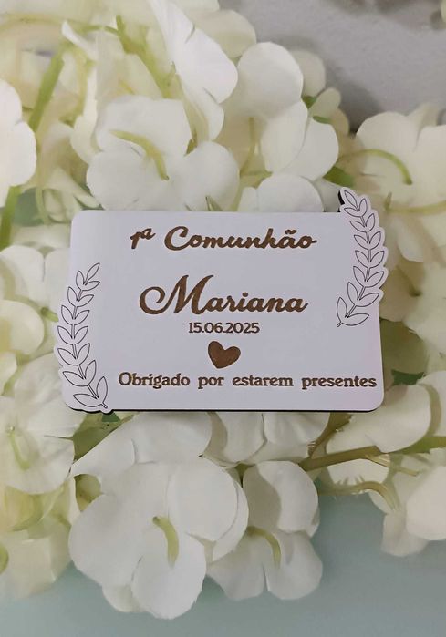 Lembranças personalizadas para cerimónias