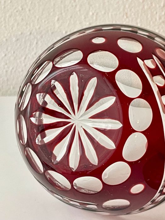 Цукерниця . Червоний кришталь.