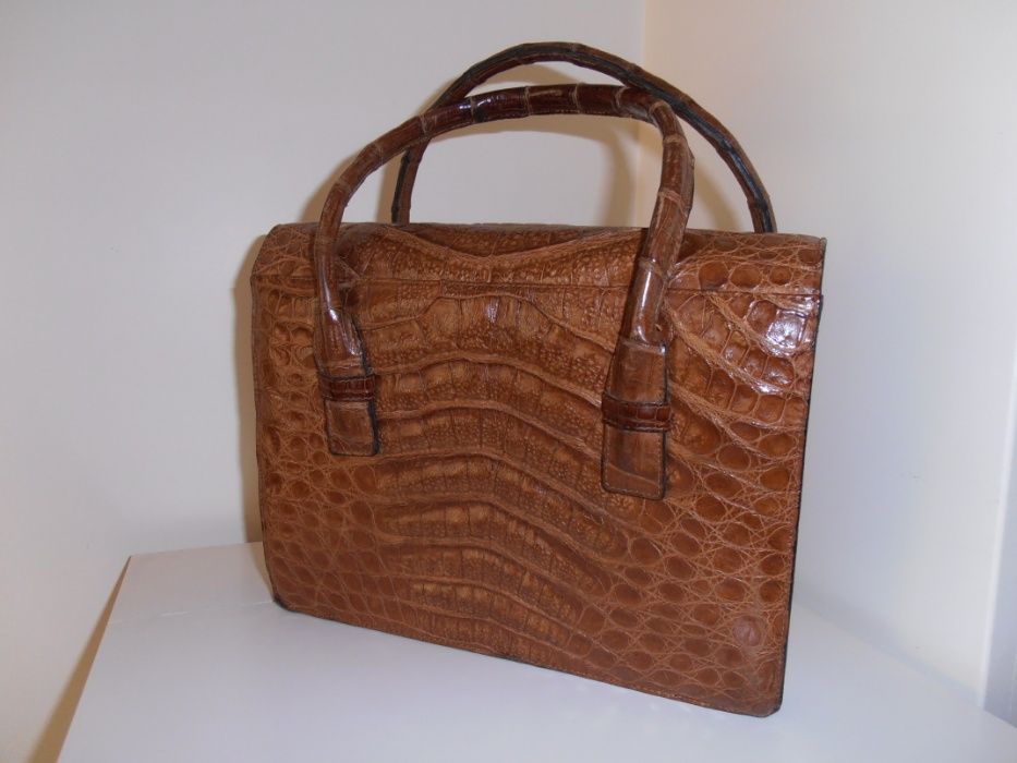 Carteira/mala vintage - Goldpfeil - crocodilo