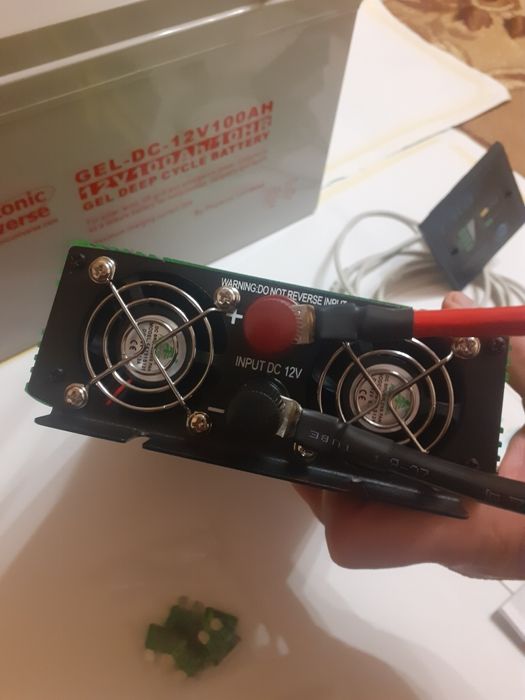 Інвертор EDECOA 12v 1500/3000w чиста синусоїда