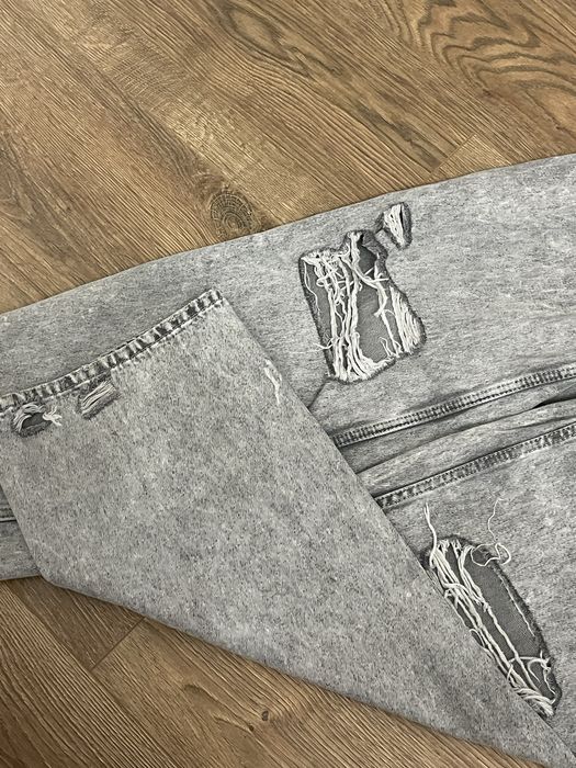 Джинси сірі жіночі широкі джинсы жениские широкие широкі