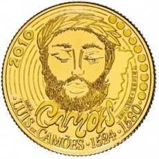 Luís de Camões – moeda de 1/4€ em ouro - 2010