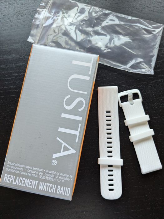 Bracelete branca Garmin 22 mm