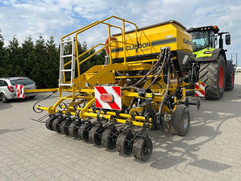 Siewnik Claydon Evolution M3F z podsiewem nawozu bezorkowy/strip-till/Mzuri/Czajkowski