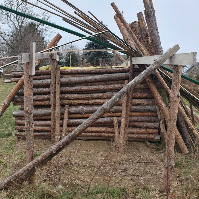 Stęple budowlane Brzeźnica k. Pustków-Osiedle