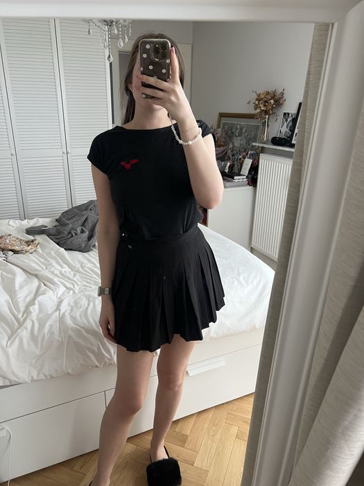 Czarna koszulka bluzka t-shirt S vintage y2k basic