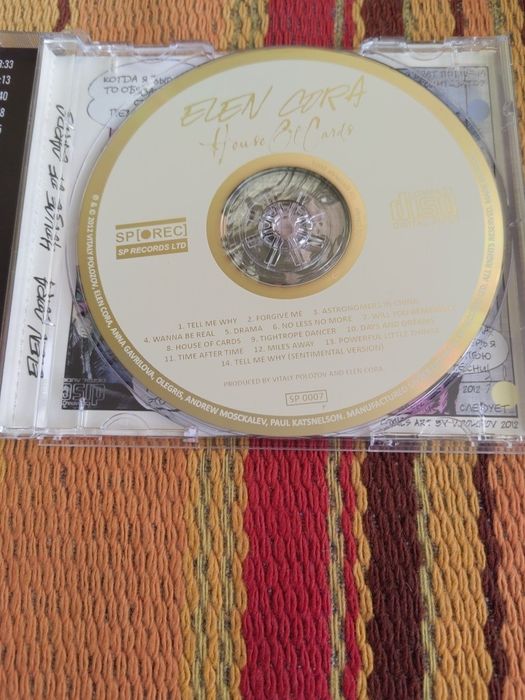 Elen Cora-House of Cards, Album Cd