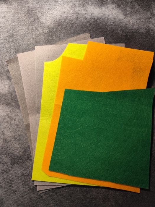 Фетр різнокольоровий,  30х20