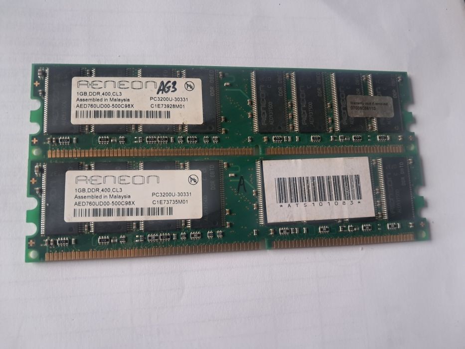 Оперативна пам'ять DDR 1024 Mb 400 MHz