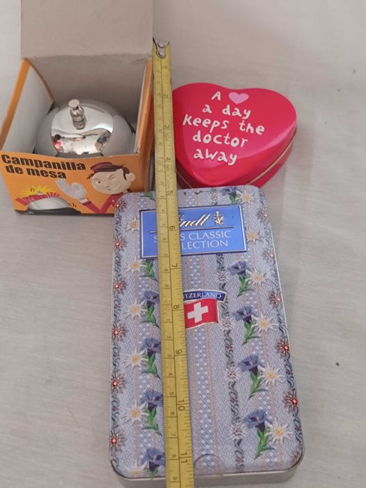 Conjunto Caixas metálicas e campainha