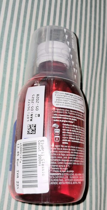 Elixir bucal novo e selado