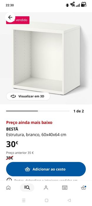 Móvel IKEA Besta Branco