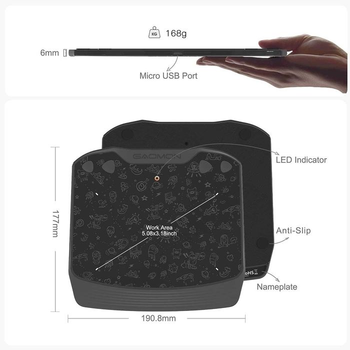 Tablet rysunkowy graficzny. idealny do podpisów cyfrowych