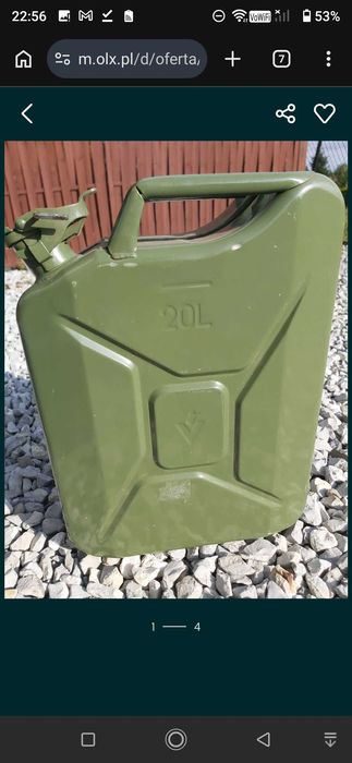 Kanister valpro 20 litrow