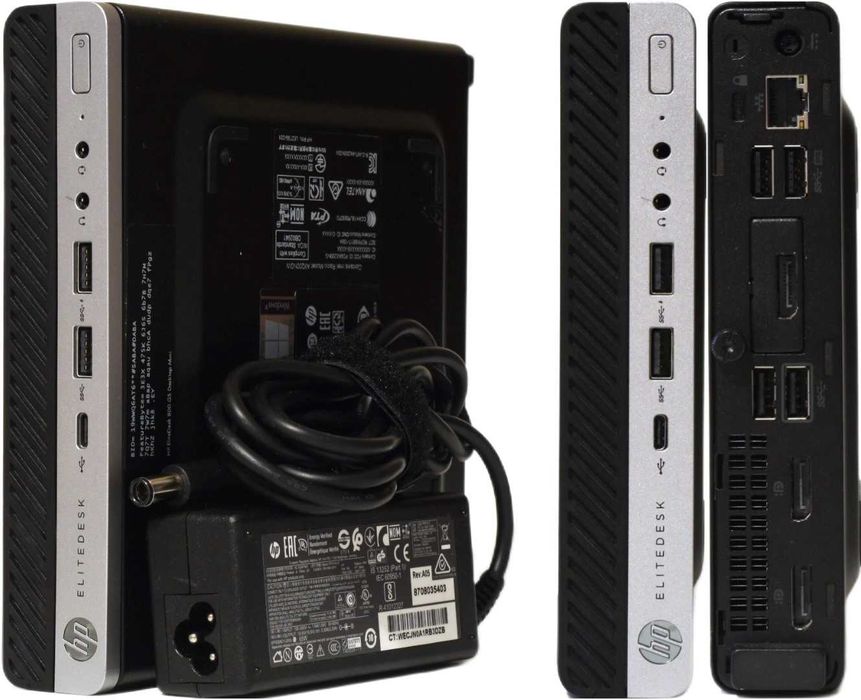 Неттоп HP EliteDesk 800 G5 mini 35W (i7-9700T/8GB DDR4/Wi-Fi/2xm.2/W)