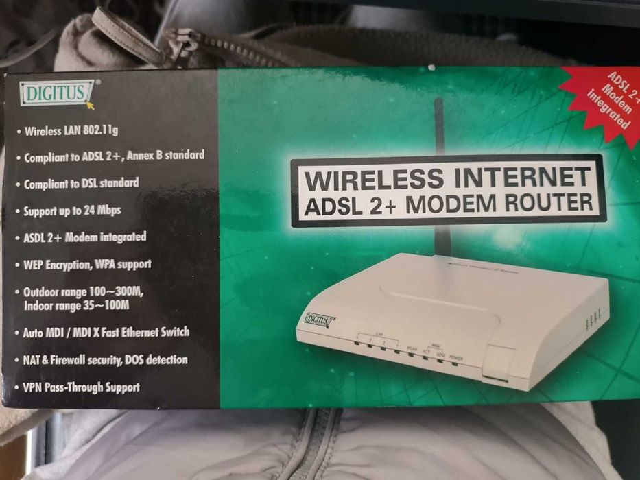Modem integrado + ADSL 2+