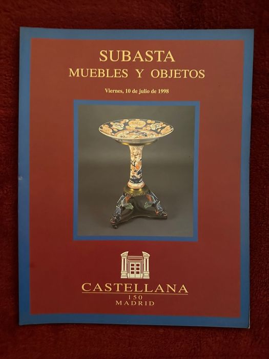 Catálogo de antiguidades antigo