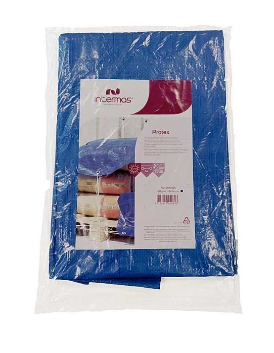 Lona Impermeável Azul – 1,9x2,9 m – Proteção Exterior – 120g/m2