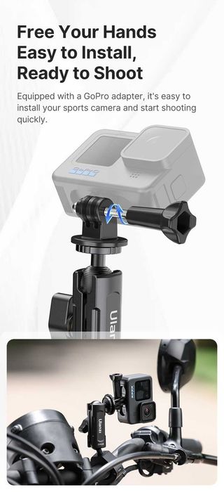 Uchwyt ULANZI Magic Arm CM025 1/4''  motocykl rower