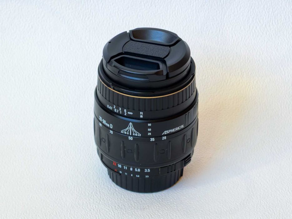 Автофокусний об'єктив Quantaray (Sigma) 28-90 f/3.5-5.6 на фулфрейм Nikon