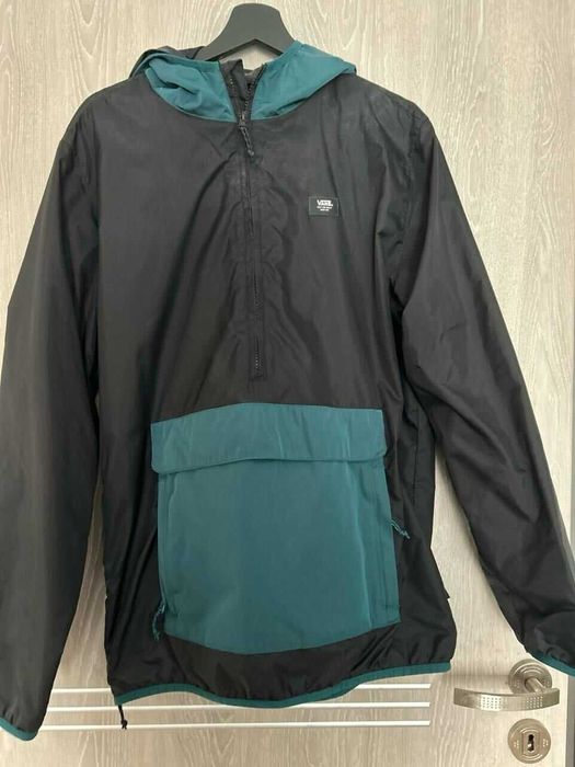 Kurtka Vans anorak czarno-zielona rozmiar M