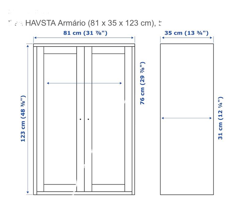 Armário castanho escuro