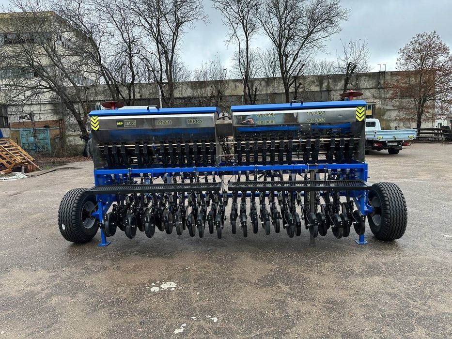 Причіпна зернова сівалка Green Terra 3.6м MINI-TILL, Мінімум обробітку