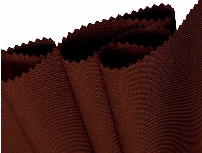 Tkanina poliestrowa Oxford 600D*600D PU*2 wodoodporna brązowa