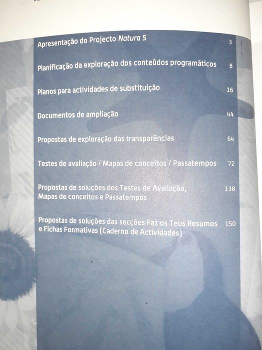 Ciências da Natureza 5.º ano – Manual e caderno atividades Natura 5