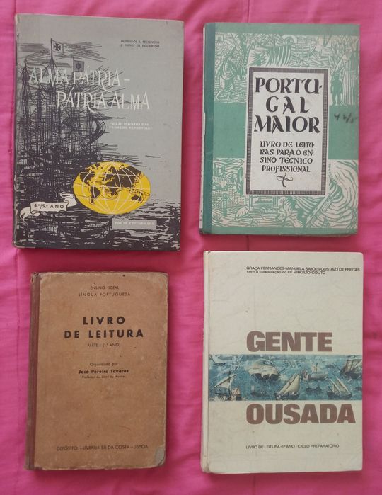 Lote de Livros ANTIGOS, Escolares e outros, Edições raras.