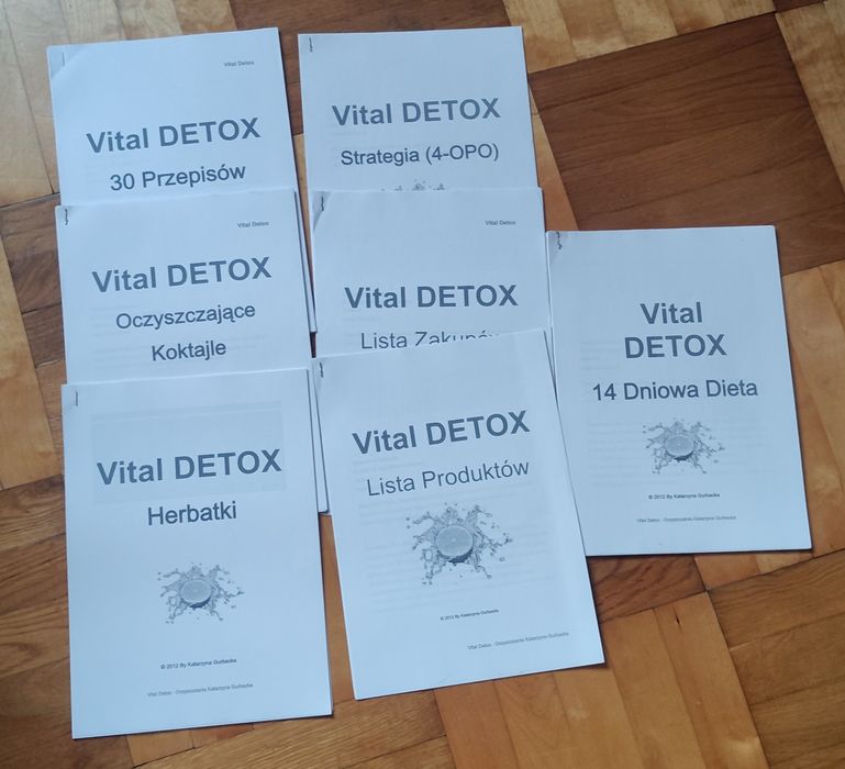 Katarzyna Gurbacka 14 dniowa dieta detox+ 30 przepisów+ koktajle oczys