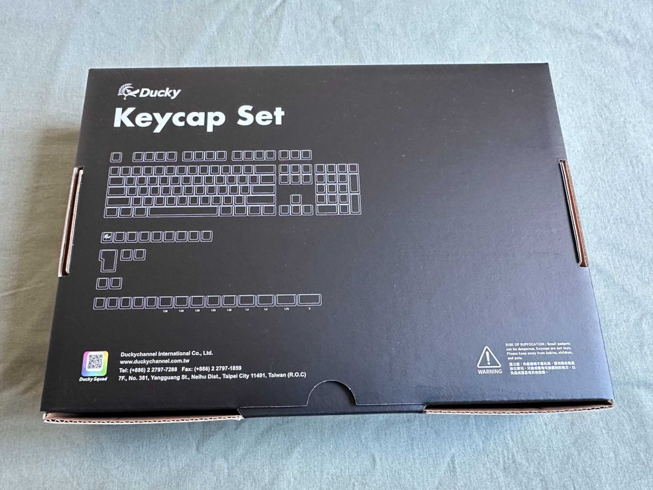 Conjunto de keycaps PBT Doubleshot Ducky ISO-ES español novo