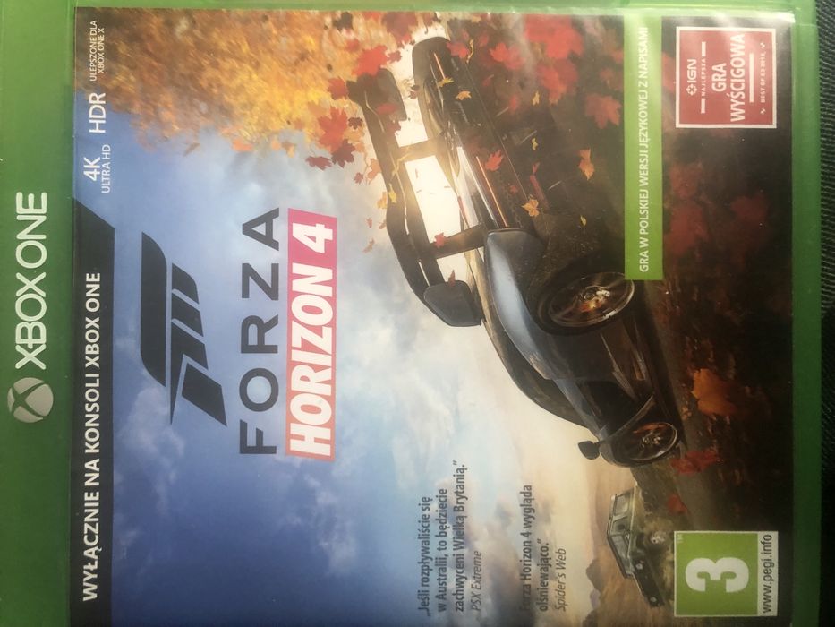 Forzahorzon4 xbox one uzywana bardzo dobry stan 79,99zl do negocjacji