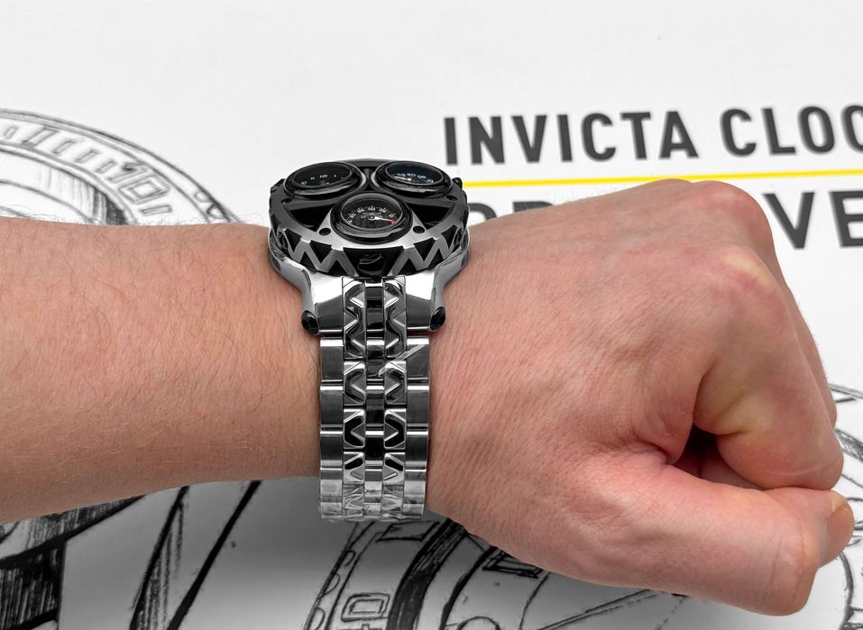 Чоловічий годинник Invicta 44594 CERBERUS Three Dials 47 mm. 100 MT.