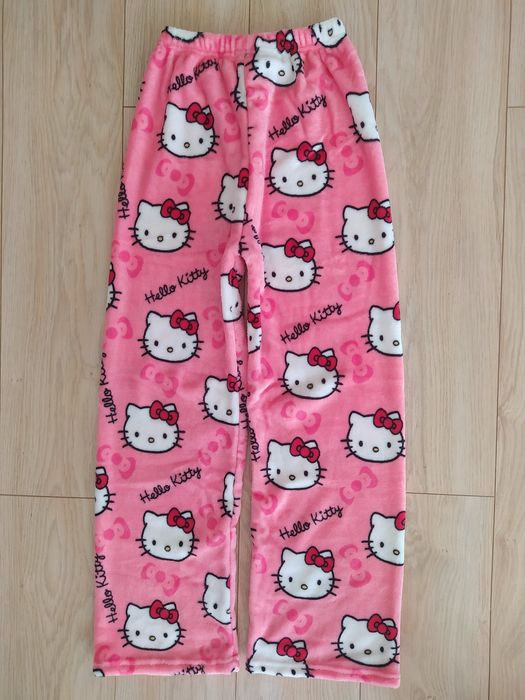 Spodnie Hello Kitty Pluszowe 8 kolorów w 3 Rozmiarach XXS/M