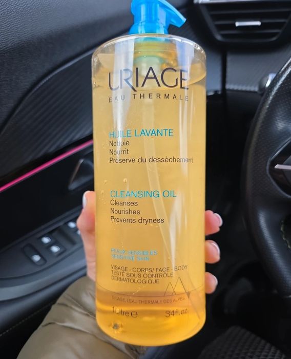 Delikatny olejek pod prysznic Uriage Huile Lavante  1000ml