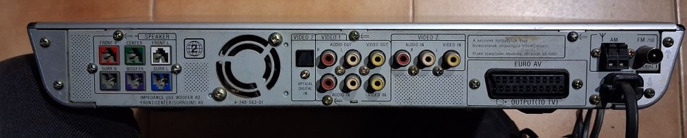 Dvd e rádio  Sony