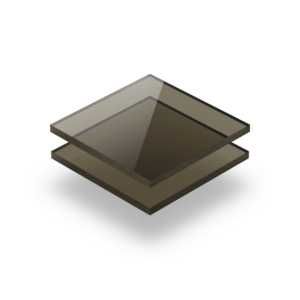 Poliwęglan lity, PLEXI w kolorze DYMIONY BRĄZ - grubość 6 mm