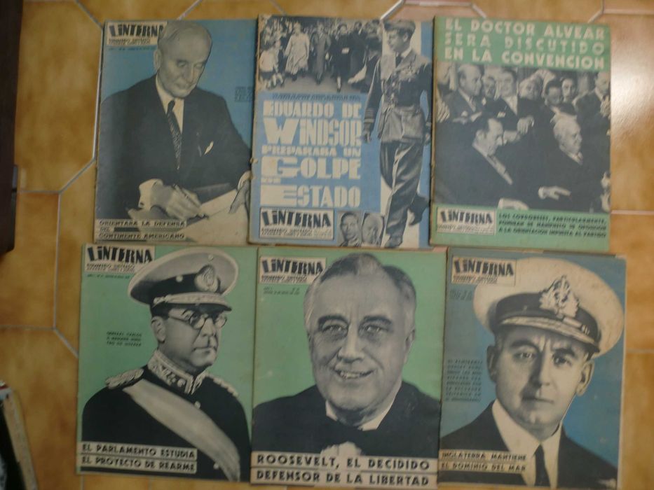 Revistas antigas do Período da II Guerra Mundial