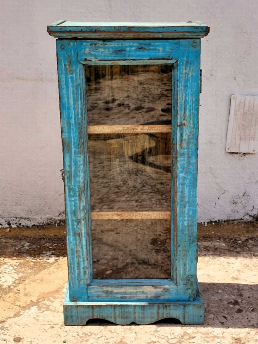 Vitrine pequena em Teca para parede ou mesa