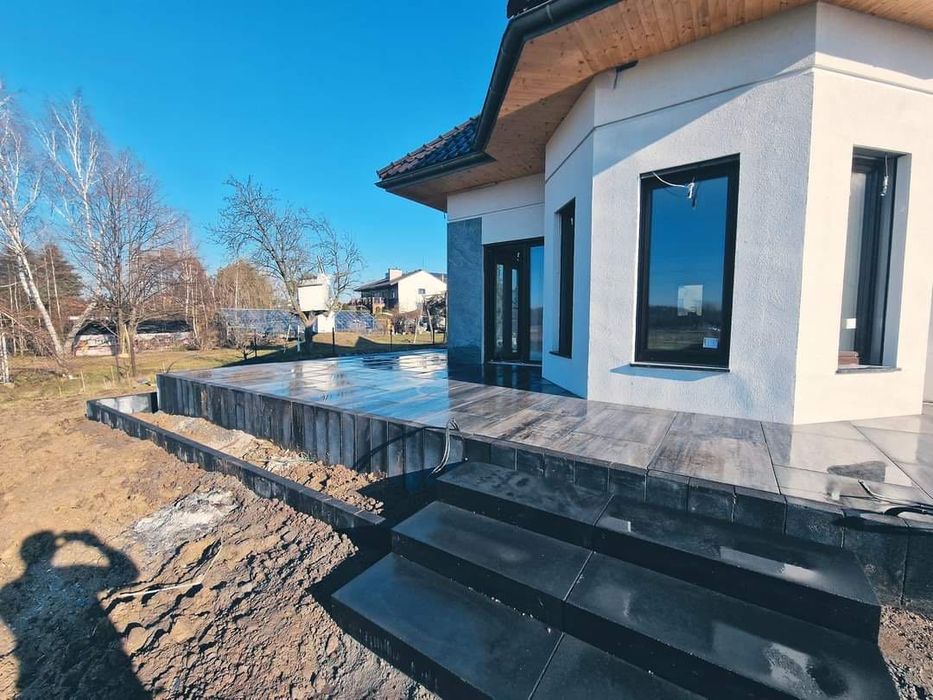 Gotowe stopnie schodowe bloki na schody stopień i podstopień tarasowy