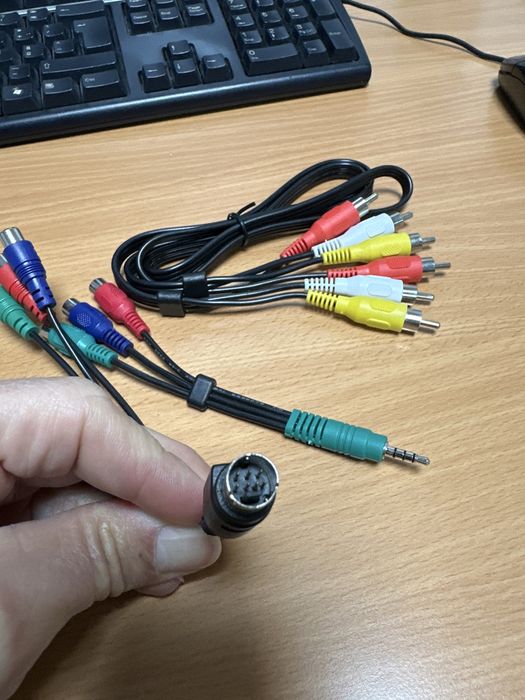 Cabos RCA com adaptadores