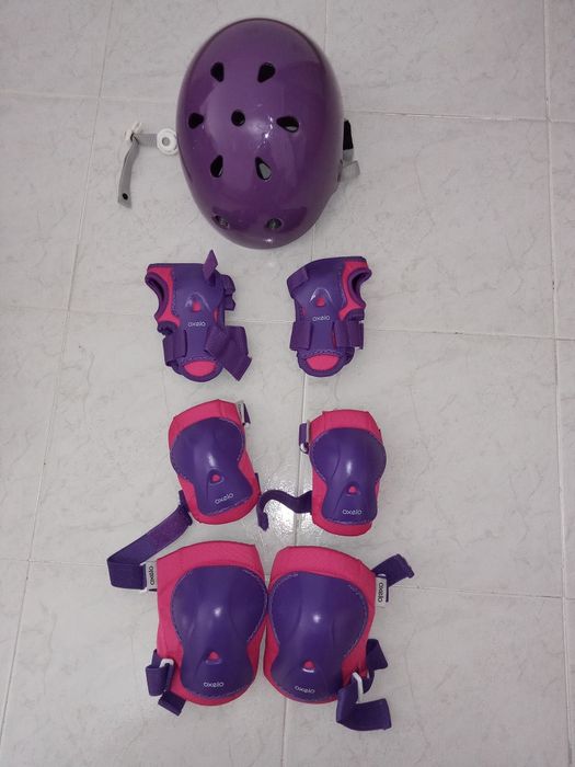 Patins Rosa 4 Rodas usados