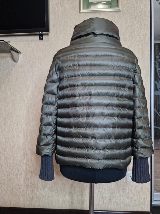 пухова куртка , пуховик від schneiders salzburg вʼязаними манжетами