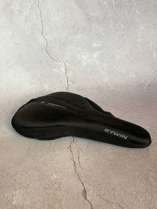 Nakładka na siodełko rowerowe Btwin Memoryfoam
