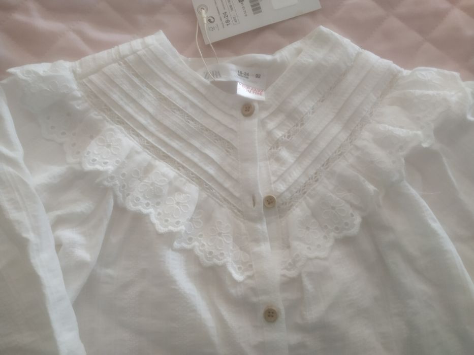 Camisa Zara e calções - novo tam 18/24