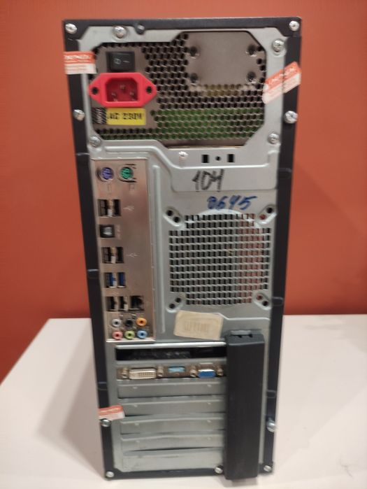 Комплект ПК (ДБЖ, ПК на запчастини, робочі монітор і клавіатура)