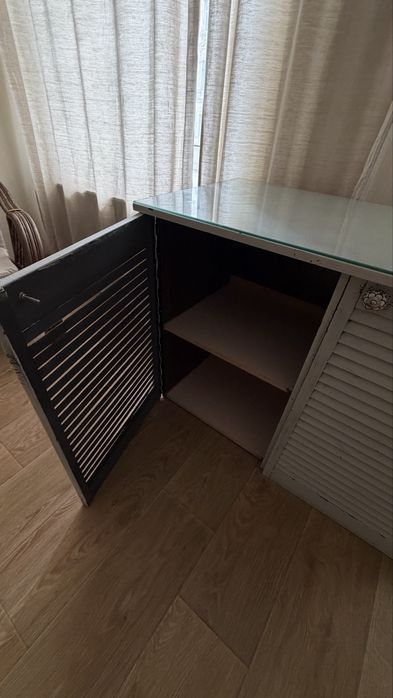 Тумба серая б/у